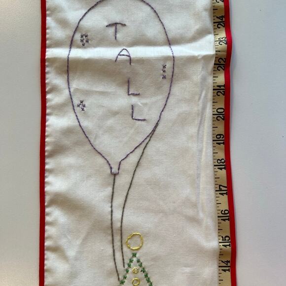 Embroidered clown growth chart - Picture 5 of 12